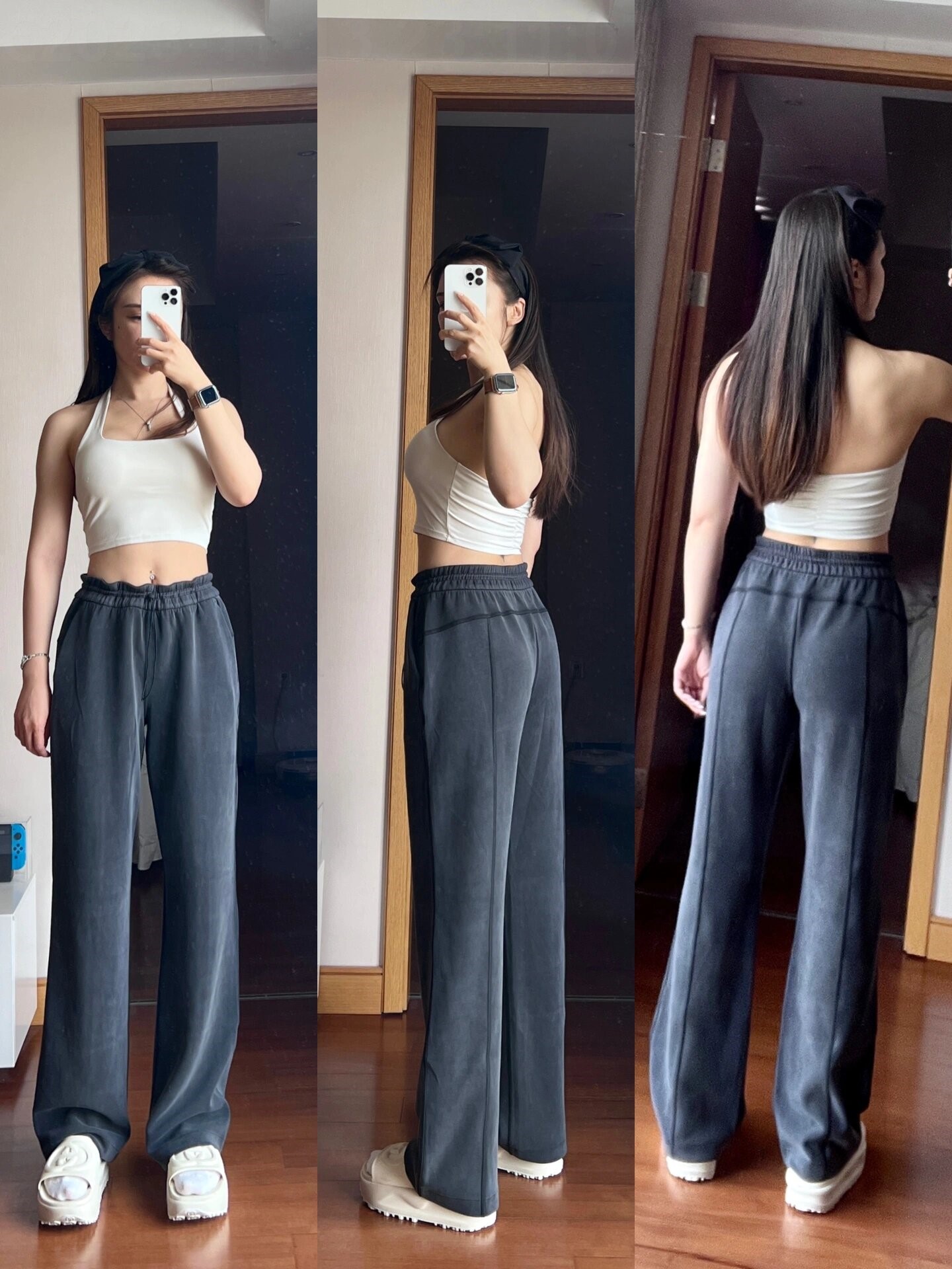 softstreme highrise pant womens sports pants winter wide training pants joggings woman yoga baggy high waist jogger tracksuit female