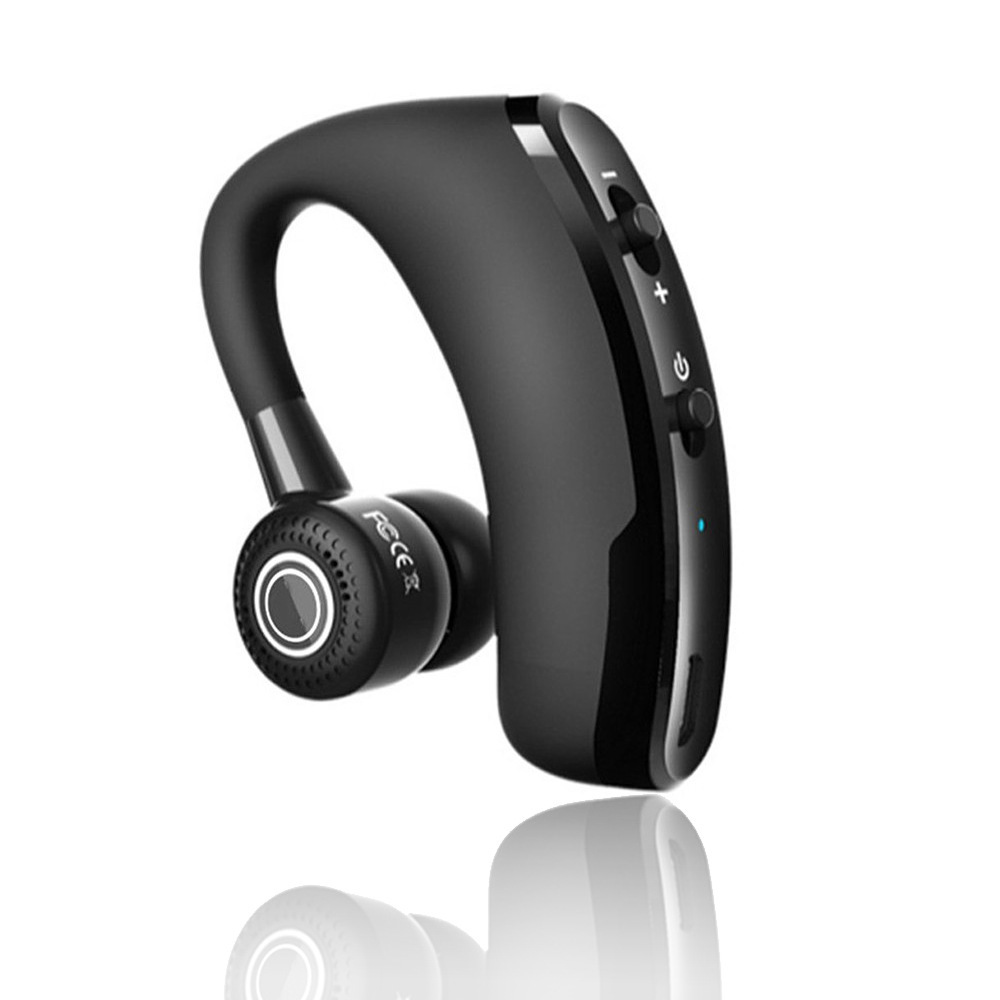 Ultra long standby noise-cancelling wireless Business Bluetooth headset Ultra long endurance hanging ear V9