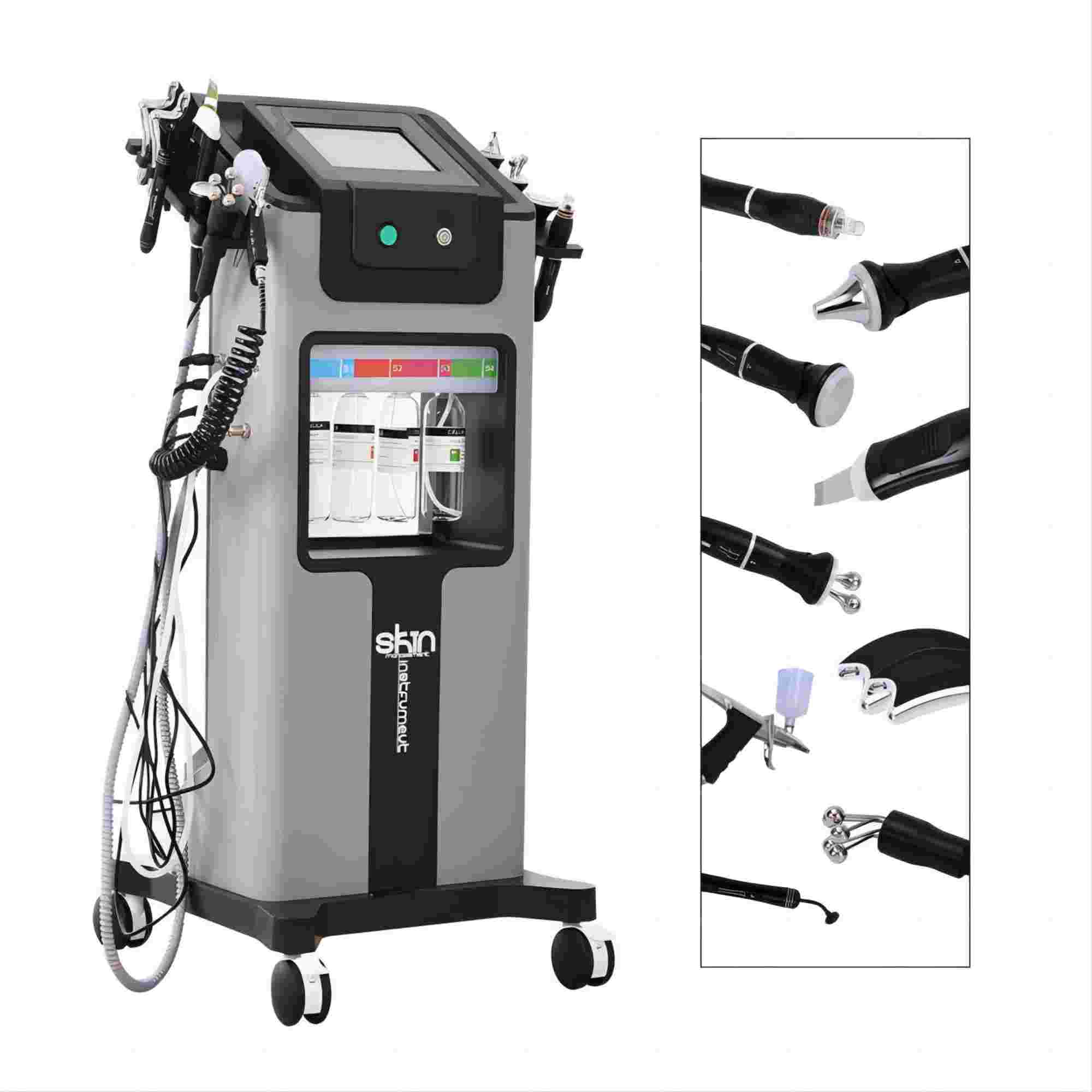 Best Selling 10 In1 Beauty Oxygen Beauty Beauty Device Aqua Jet Peel Beauty Dermabrasion Peeling Skin Moisturizer Black Head Removal Machine for Face 