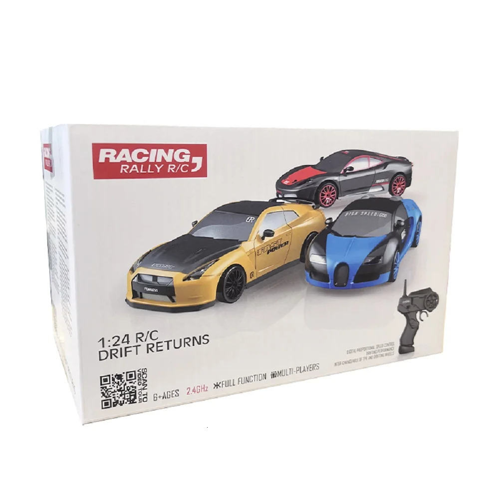 Electric/RC Car 2.4G Drift Rc Car 4WD RC Drift Car Toy Remote Control GTR Model AE86 Vehicle Car RC Racing Car Toy for Children Christmas Gifts 231130