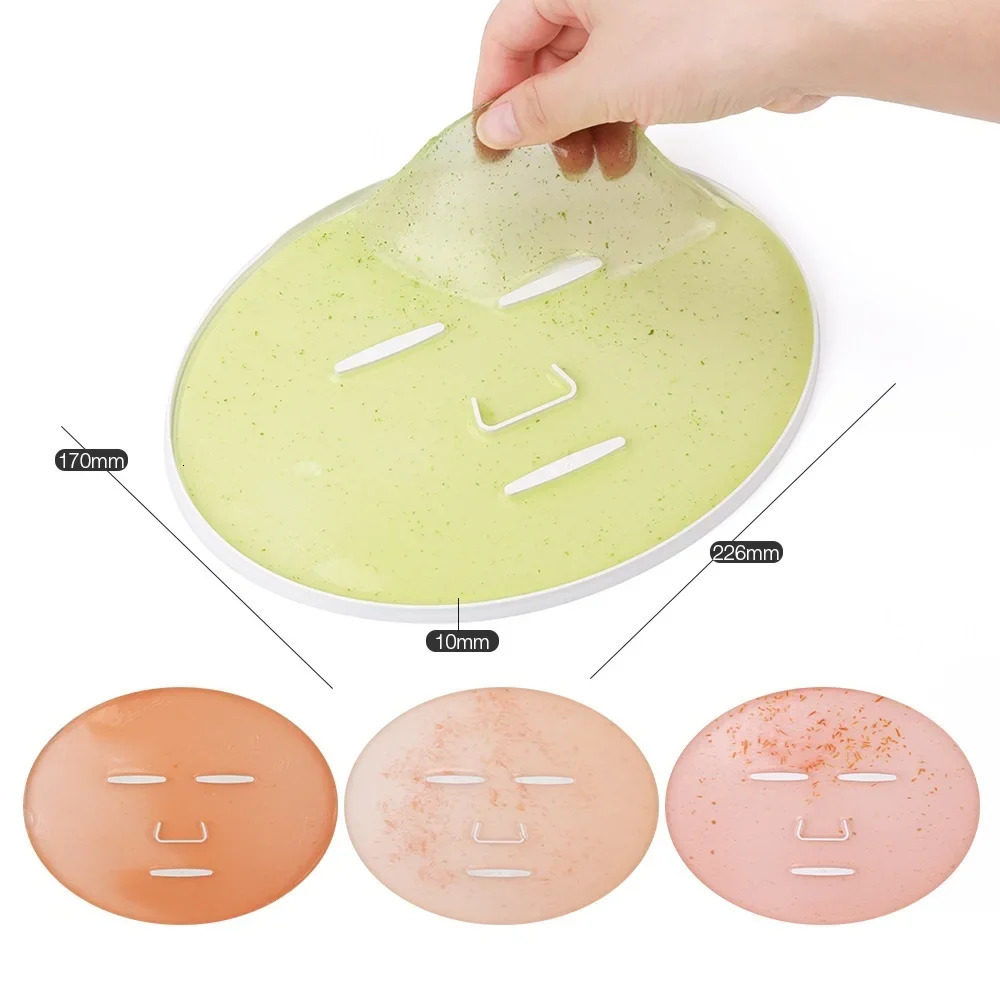 Face Care Devices DIY Mini Face Mask Maker Automatic Vegetable Natural Collagen Fruit Face Mask Machine Skin Care Brush wtih 10Pcs Mask Molds 231130