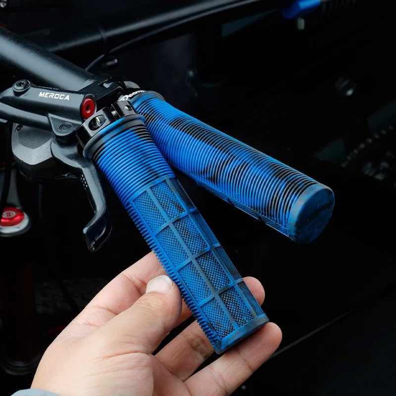 Bike Handlebars Components Deemount Bike Grips Rubber Mountain Bicycle Handlebar Covers Hand Cuffs Hoses Handle Cycling Wrist Gauntlet Vtt Fist 22.2CM