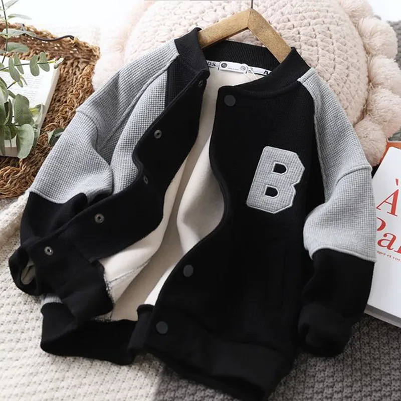 Jackets Spring Girls Jackets Autumn Winter Baseball Jackets Coats Teens Boys Cardigan Children Outwear Bomber Kids Jackets for Girls 231130