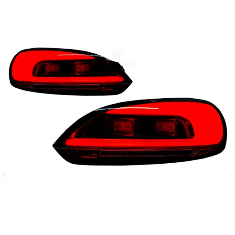 Auto Taillight For Scirocco Taillights Assembly 2009-20 15 LED Lights Rear Turn Signal Brake Lights Car Accessories