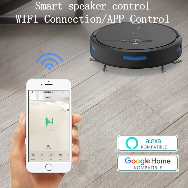 Robotic Vacuums Smart 3600PA Robot Vacuum Cleaner Sweeper Autocharge APP Remote Control Navigation Area On Map Sweeping For Home Cleaning 231130