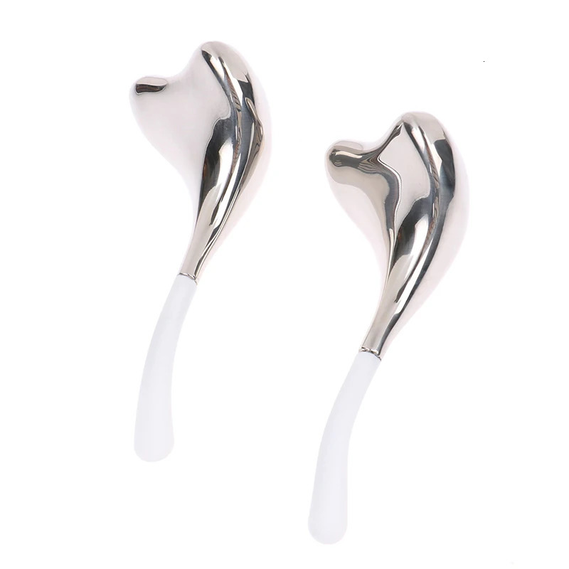 Eye Massager 2pcs Ice Globes Skin Care Freeze Tools Stainless Steel Face Beauty Cryo Roller Cooling Massage Spa Ball Cryo Sticks 231130