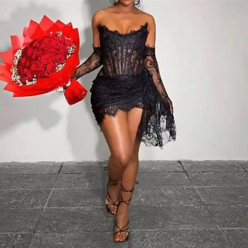 Cute A Line Sweetheart Corset Gold Homecoming Dress with Beading Bodycon Mini Cocktail Graduation Dresses Short Prom Dress 05