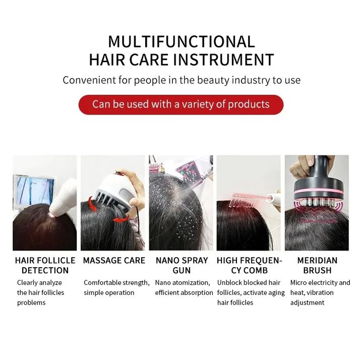 Good Machine 2024 Hair Growth Portable Device For Deep Detection High Tech Hair Growth Hair Loss Prevention Laser