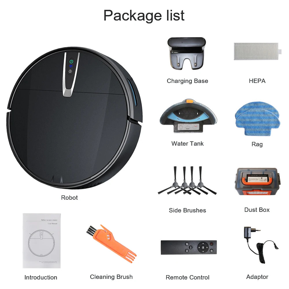 Robotic Vacuums 3800PA Robot Vacuum Cleaner Sweeper Smart Autocharge Draw Cleaning Area On Map Mopping Sweeping For Home 231130