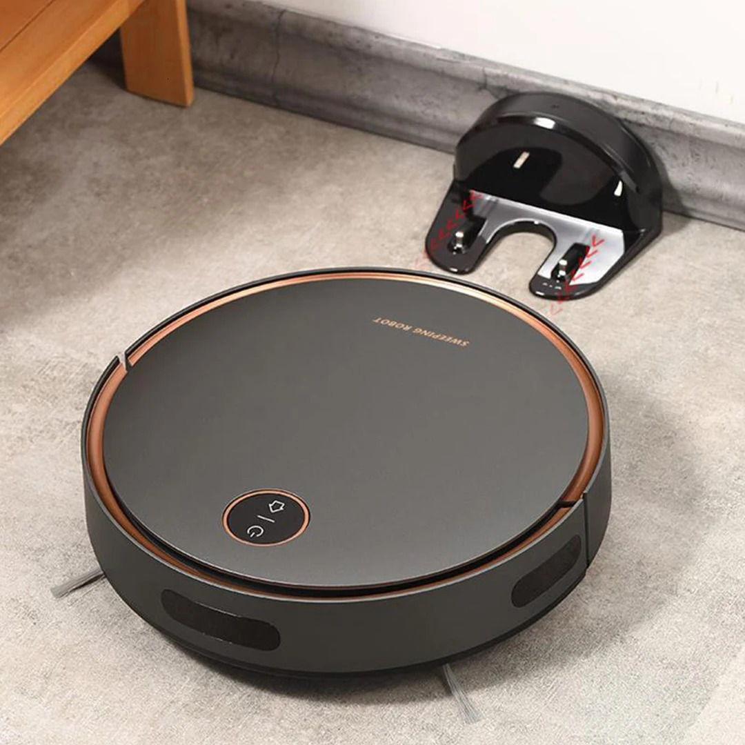 Robotic Vacuums TIZETH Intelligent Robot Vacuum Cleaner Automatic Wireless Sweeper Floor Cleaning Wet and Dry Dual Use 231130