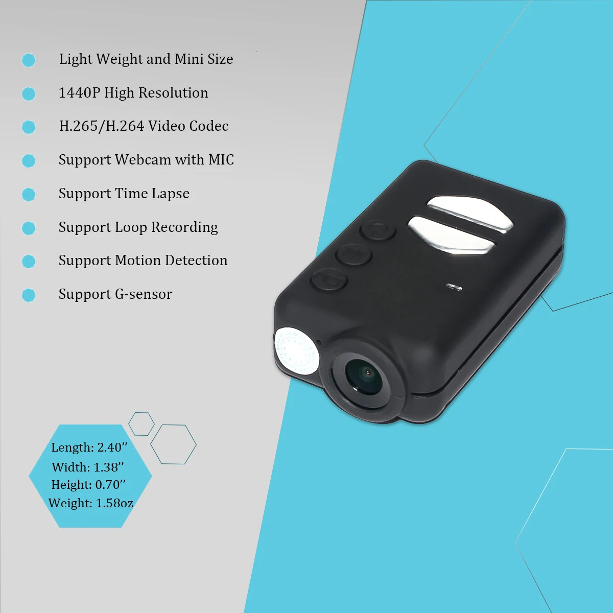 Sports Action Video Cameras Mobius 1S Lens A2 1440P 30 60fps HD Small Camera Helmet Sport DashCam Pocket Camcorder G sensor with Motion Detection 2311