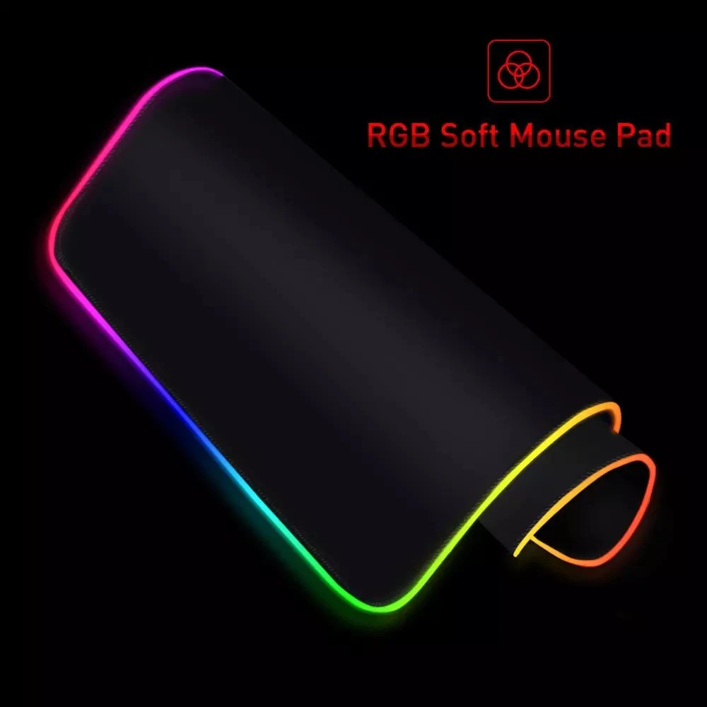 Mouse Pads Wrist Rests Desk mat Pad Gamer MSI Gaming Mousepad RGB Accessories Pc Full Mat Computer Desks Diy LED Mausepad 231130