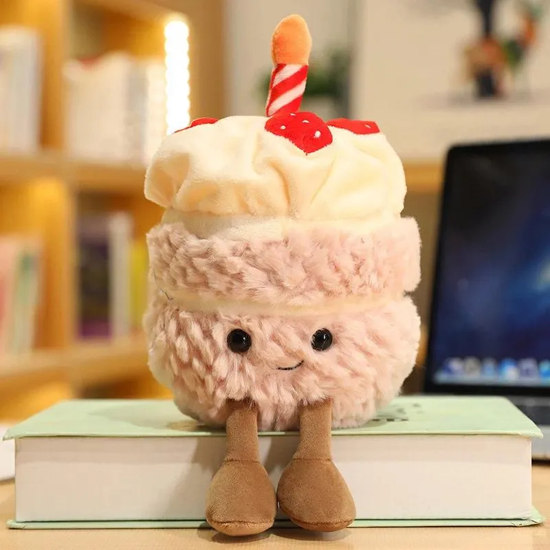 Jellycat Birthday Cake Plush: Kawaii Decor, Cute Plushie Gift for Kids & Adults dh5727163
