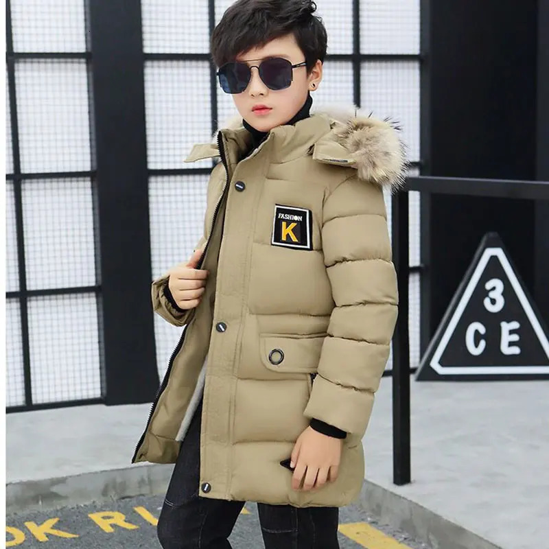 Down Coat Kid Winter Jacket A Boy Park 12 Childrens Clothing 13 Baby 14 Outerwear 15 Coats 9 Thick Cotton Thickening 30 Degrees 231130