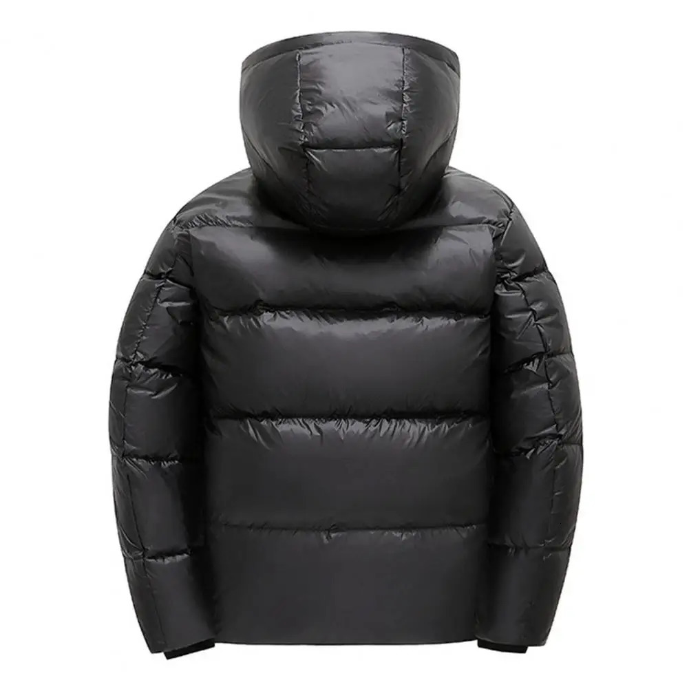 Women's Down Parkas Cotton Coat Solid Color Premium Men's Mid Length with Hood Windproof Heat Retention Padded Winter Jacket 231201