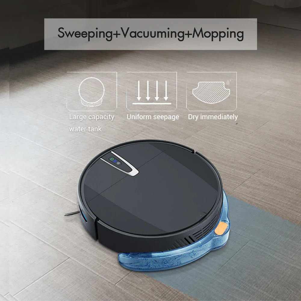 Robotic Vacuums 3800PA Robot Vacuum Cleaner Sweeper Smart Autocharge Draw Cleaning Area On Map Mopping Sweeping For Home 231130