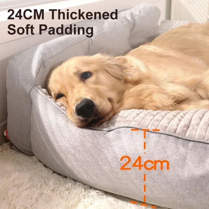 kennels pens Dog Blanket Bed Dog Cat Warm Sleeping Bed Cozy Nest Mat Medium Large Dogs Thicken Cushion Kennel Cat Pad Pet Supplies 231130