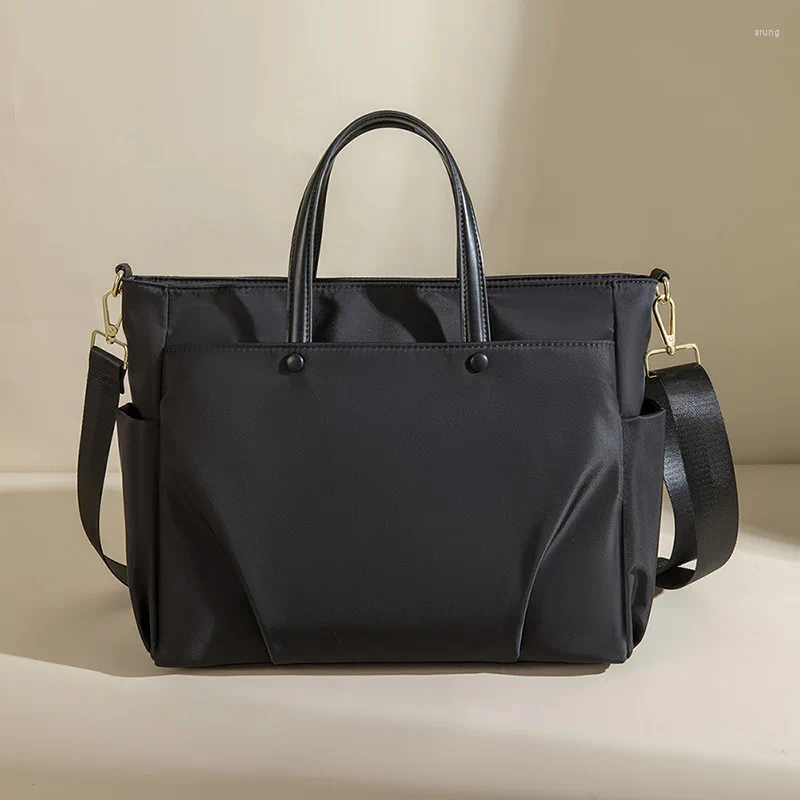 Evening Bags Laptop Bag Women's Shoulder Portable Large Capacity Briefcase Crossbody Totes Female 15.6-inch Oxford Computer Handbags