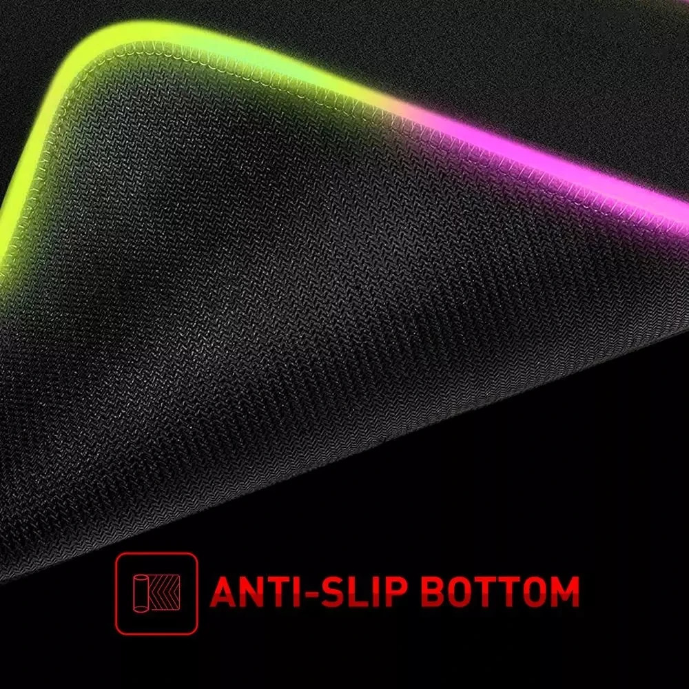 Mouse Pads Wrist Rests Desk mat Pad Gamer MSI Gaming Mousepad RGB Accessories Pc Full Mat Computer Desks Diy LED Mausepad 231130