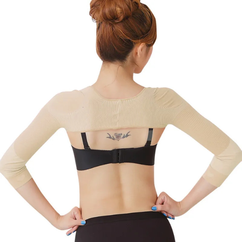 Arm Shaper Women's shaperwear Butterfly Sleeves Shoulder Pads Liposuction Thin Arms Shapewear Arms Long Sleeves Arm Swing Corsets 231202