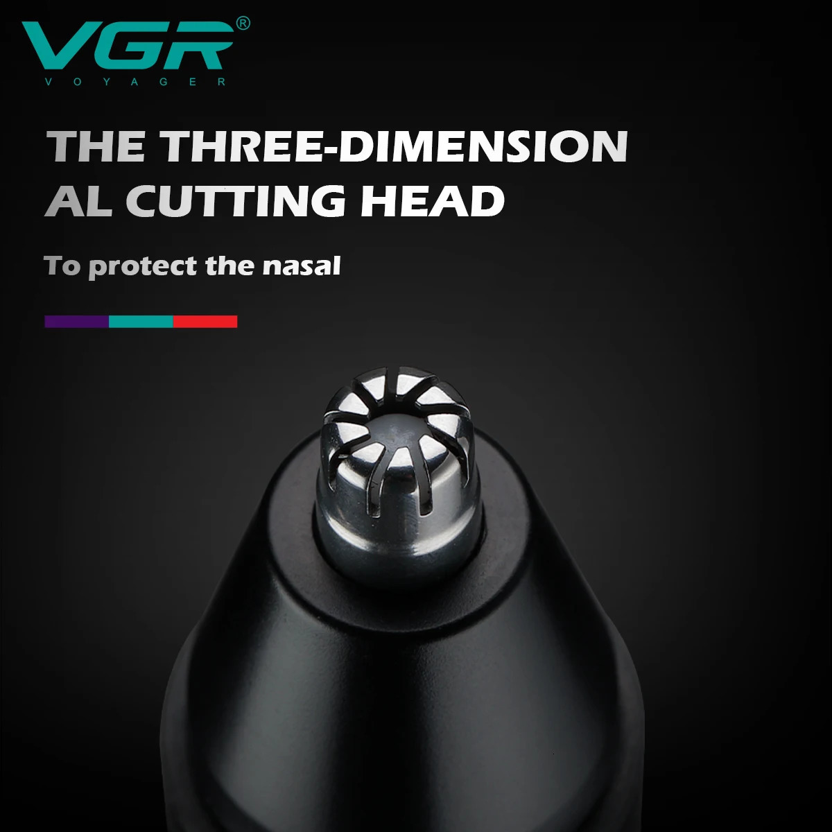 Electric Shavers VGR 2in1 Washable Nose Hair Trimmer For Men Women Grooming Beard Electric Ear Cleaner Eyebrow Trimmer For Face Body Rechargeable 2312