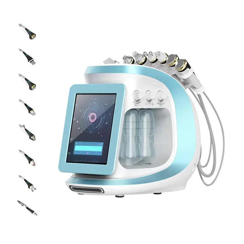 8 in 1 Smart Ice Blue II Aqua Peeling Oxygen Bubble Jet Water Dermabrasion Beauty Skin Management Machine
