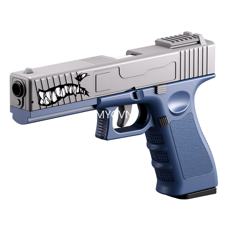 Blowback Shell Ejection Soft Bullet Manual Pistol Launcher Outdoor Play, Gift for Kids and Adults dh5727163