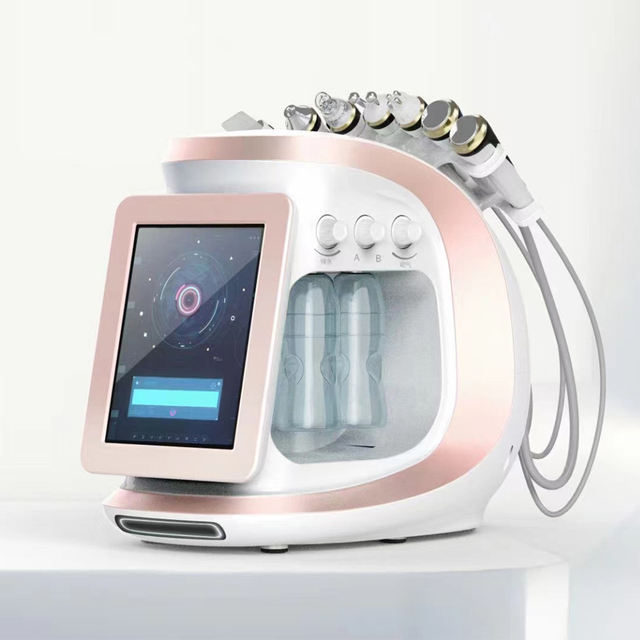8 in 1 Smart Ice Blue II Aqua Peeling Oxygen Bubble Jet Water Dermabrasion Beauty Skin Management Machine