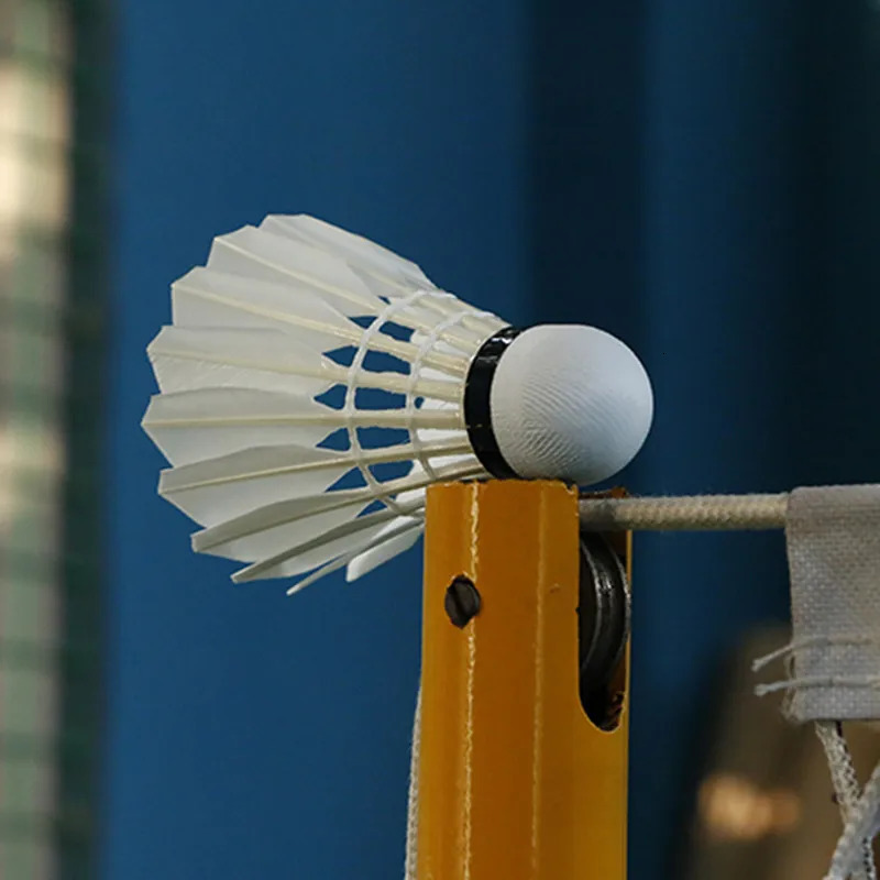 Badminton Shuttlecocks 9tubes/lot Badminton Shuttlecock MY7 Durability 1=3 A60e Goose Feather Flying Stability Durable Cost-effect Birdie LMY7-9SPB 23