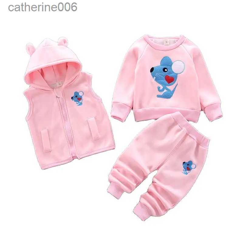 Clothing Sets Boys Clothes Autumn Winter Warm Baby Girl Clothes Kids Sport Suit Outfits Newborn Clothes Infant Baby Christmas Clothing SetsL231202