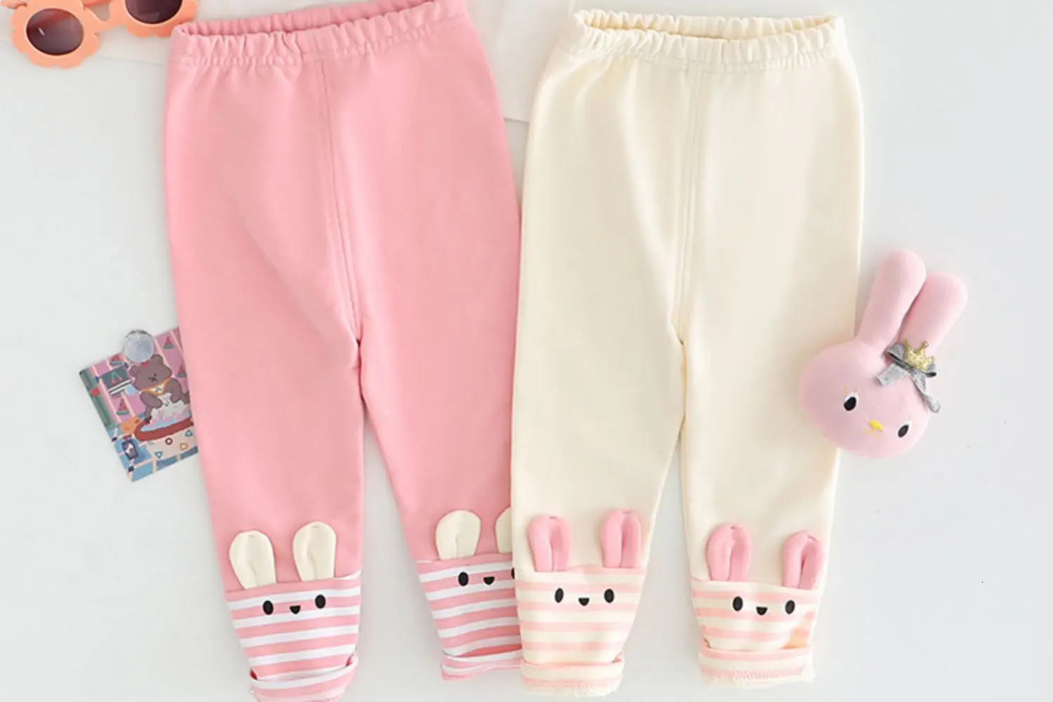 Clothing Sets Toddler Baby Girl Fall Winter Clothes Cartoon Rabbit Long Sleeve Sweatshirt Pullover Tops Leggings Pants Outfit Set 2pcs 231201