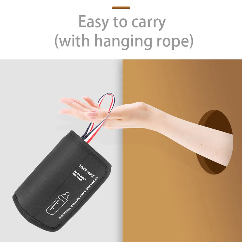 Bottle Warmers Sterilizers# Portable USB Bottle Warmer Travel Milk Heat Keeper Car Baby Bottle Warmer Bottle Heating Bag for Breastmilk and Formula 23