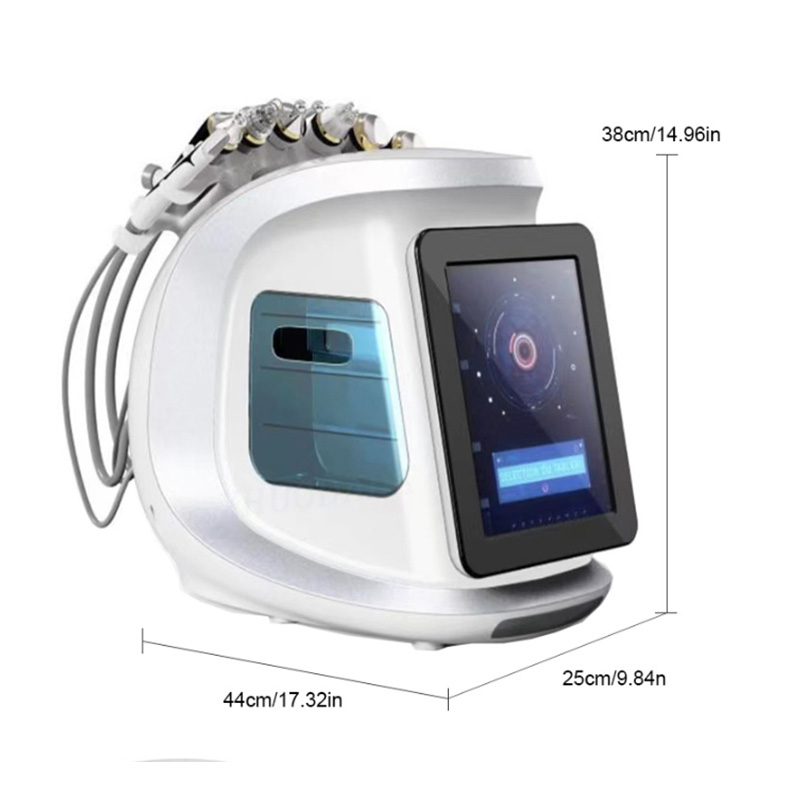 8 in 1 Smart Ice Blue II Aqua Peeling Oxygen Bubble Jet Water Dermabrasion Beauty Skin Management Machine