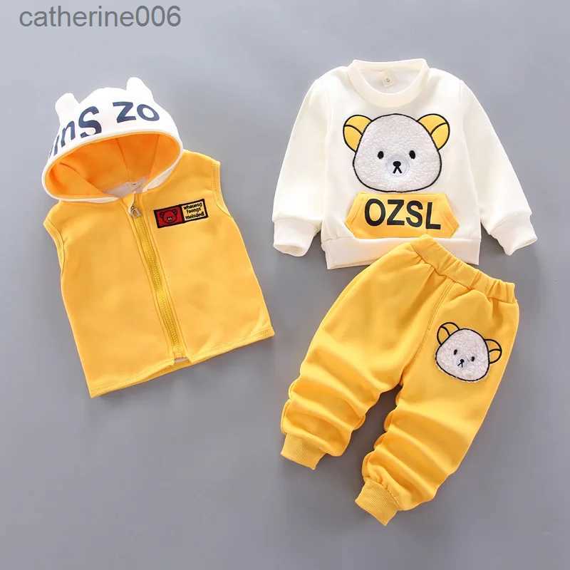 Clothing Sets Boys Clothes Autumn Winter Warm Baby Girl Clothes Kids Sport Suit Outfits Newborn Clothes Infant Baby Christmas Clothing SetsL231202