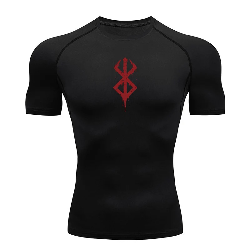 Men s T Shirts Compression Tshirt Long Sleeve Anime Berserk Guts Sport Quick Dry TShirts Athletic Gym Tight Undershirts Tops Tee Male 231201