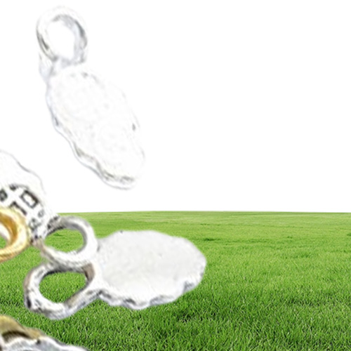 1000pcs lot Spoon Oval Scrabble Glue On Earring Bails for Fitting Glass Tiles Pendants for DIY Making in 4 colors