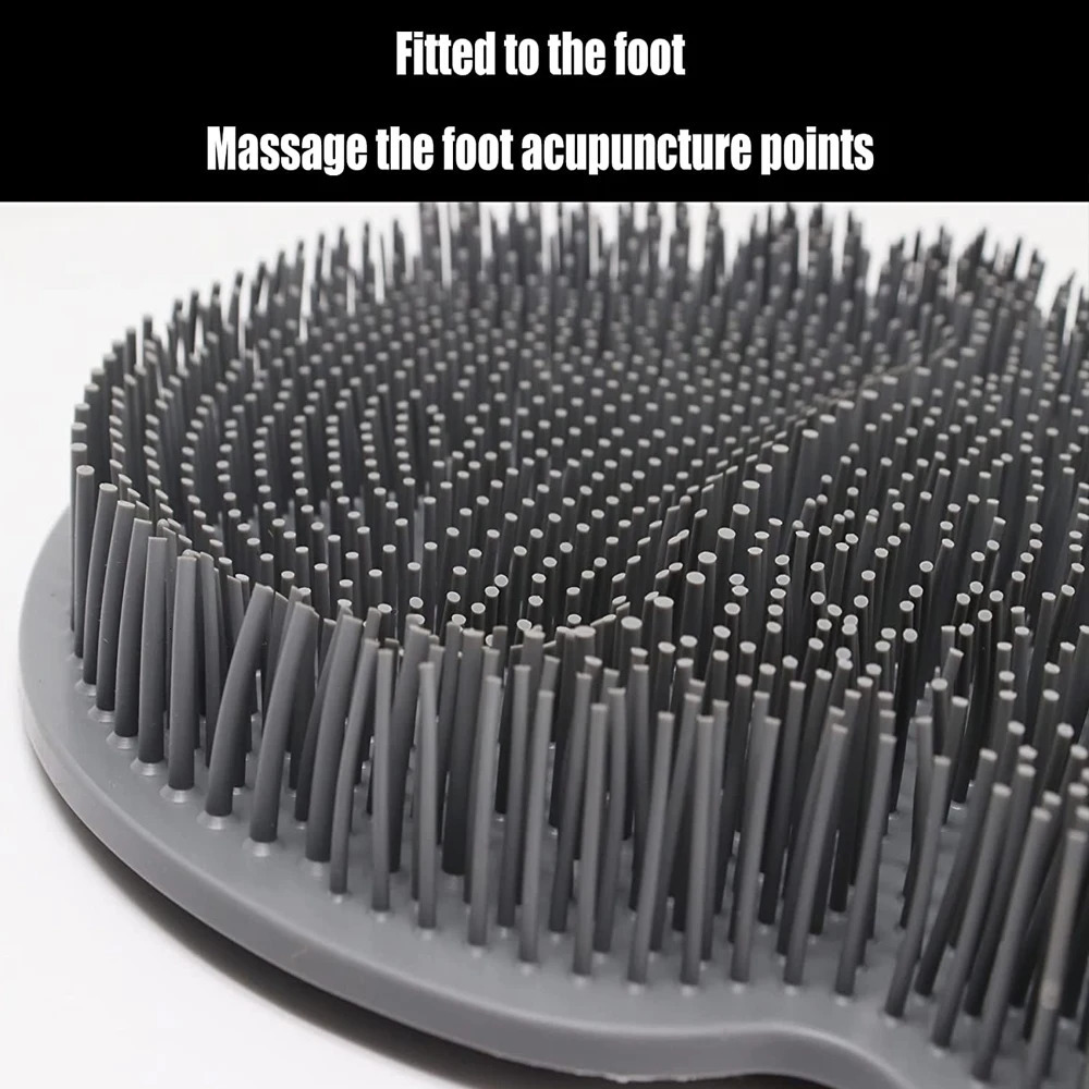 Foot Care Clean Massaged Feet Shower Bath Scrubber Mat Softens Hard Skin On Heels Exfoliating Brush Nonbending Wash Pad 231202