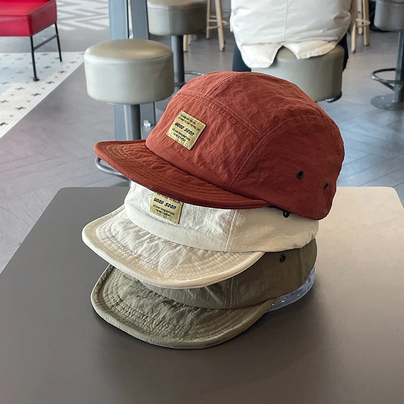 Ball Caps Breathable Short Brim Baseball Cap Male and Female Overalls AllMatch Soft Top Hip Hop Peaked Fashion 231201