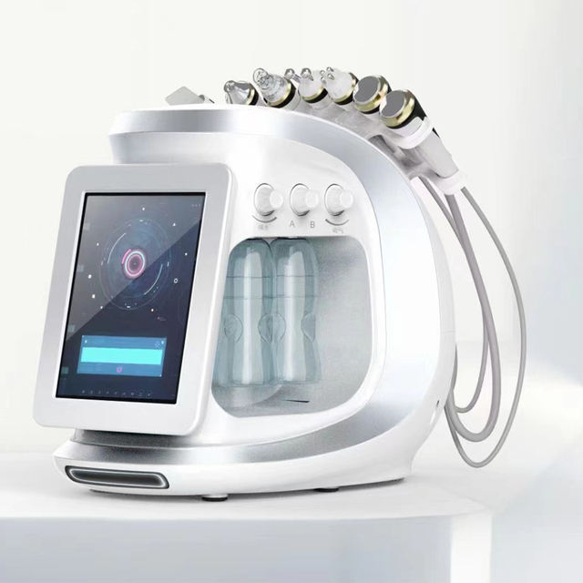 8 in 1 Smart Ice Blue II Aqua Peeling Oxygen Bubble Jet Water Dermabrasion Beauty Skin Management Machine