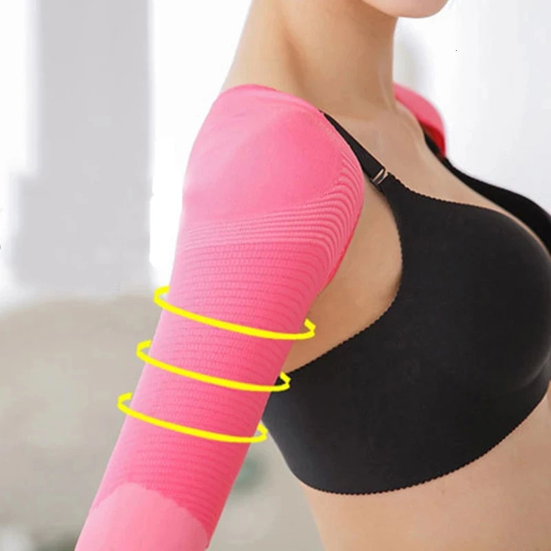 Arm Shaper Women's shaperwear Butterfly Sleeves Shoulder Pads Liposuction Thin Arms Shapewear Arms Long Sleeves Arm Swing Corsets 231202