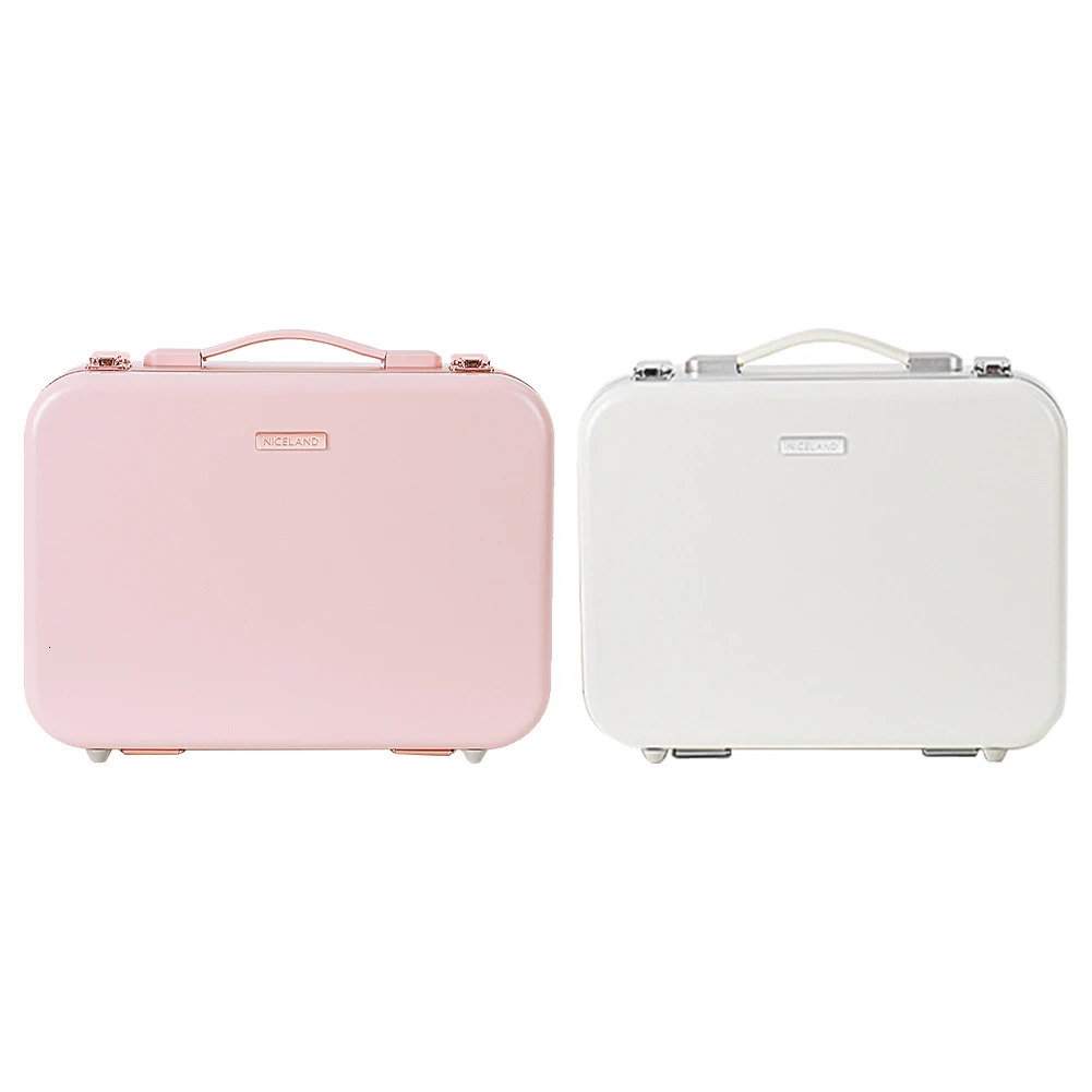 Cosmetic Bags Cases Cosmetic Case with LED Mirror Travel Makeup Bags Large Capacity Fashion Makup Bag PU Leather Cosmetic Bag for Weekend Vacation 231