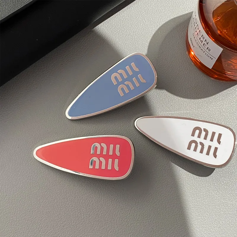 Multicolor Waterdrop Letter Hair Clip Women Girl Cute Letters Barrettes for Gift Party Fashion Hair Accessories