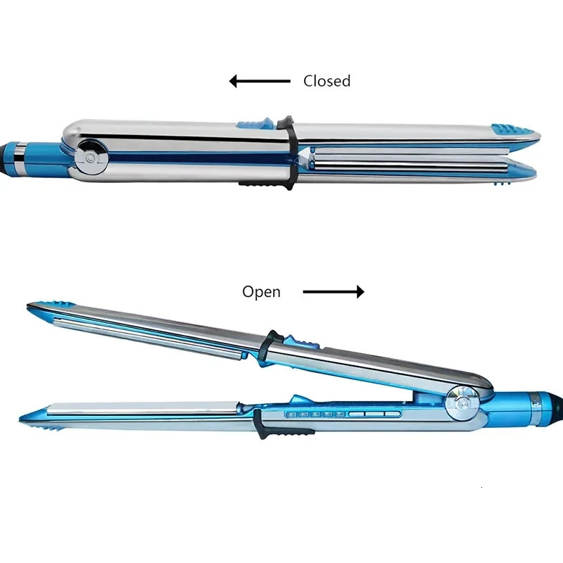 Hair Straighteners Up to stainless steel hair straightener professional salon flat iron fast hair straightening plates 231202