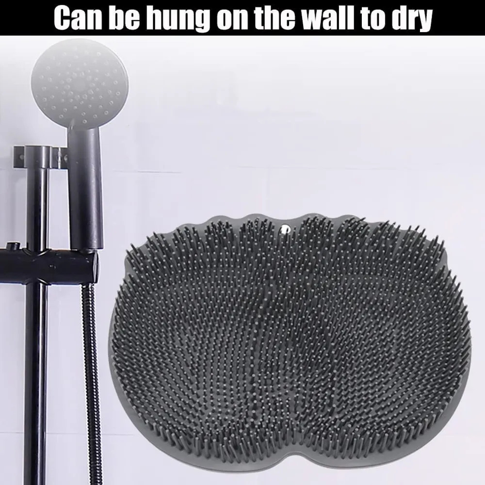 Foot Care Clean Massaged Feet Shower Bath Scrubber Mat Softens Hard Skin On Heels Exfoliating Brush Nonbending Wash Pad 231202