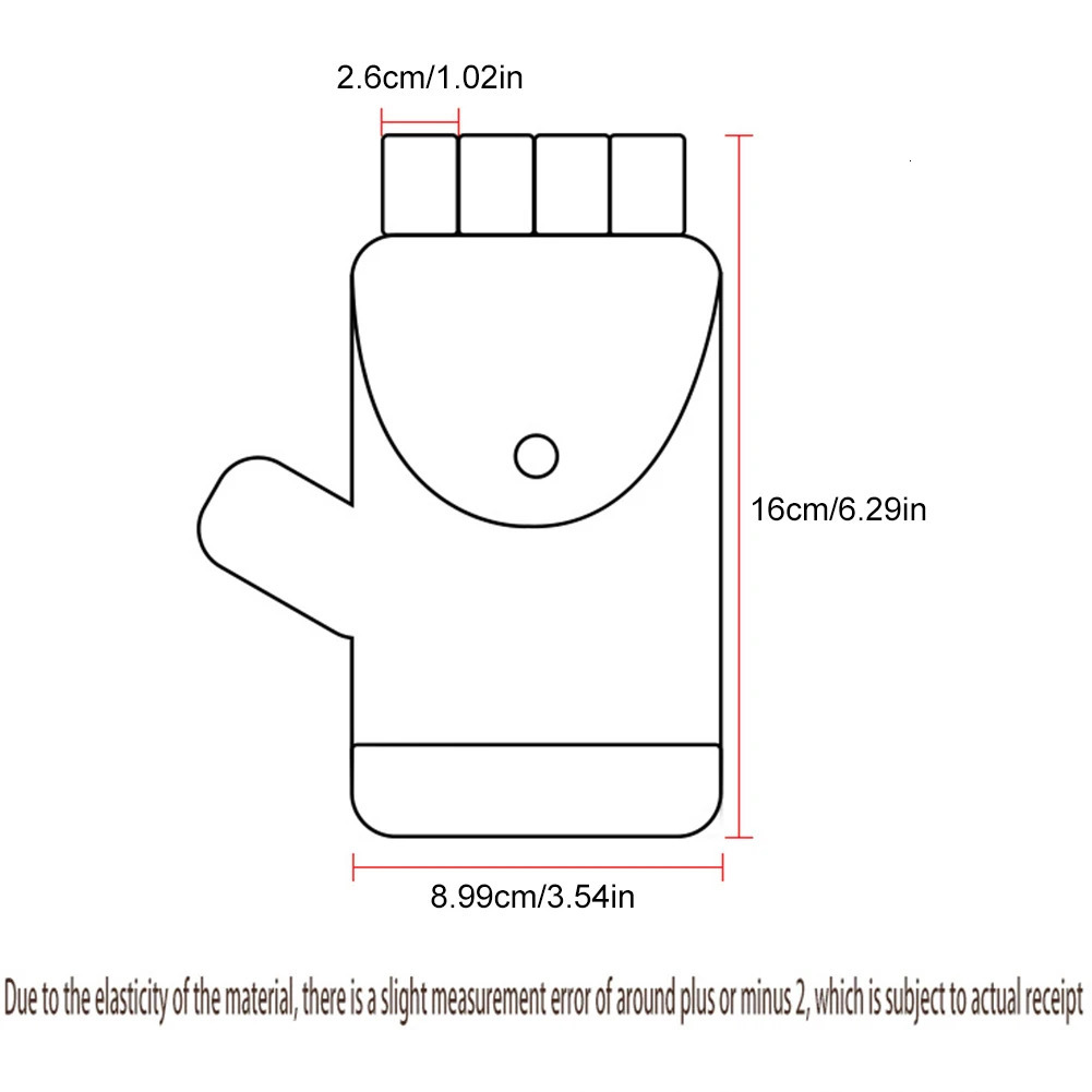 Children's Mittens Children Winter Gloves Christmas Cute Cartoon Elk Flip Half-Finger Mittens For Girl Boy Kids Warm Cotton Lined Fingerless Glov