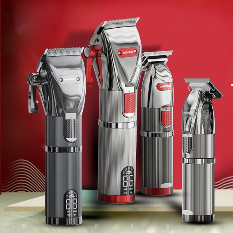 Professional Madeshow M5 M6 Clipper For Men Beard Trimmer Barber 0mm Baldhead Clippers Hair Cutting Machine Cut T Blade 231202 C260312