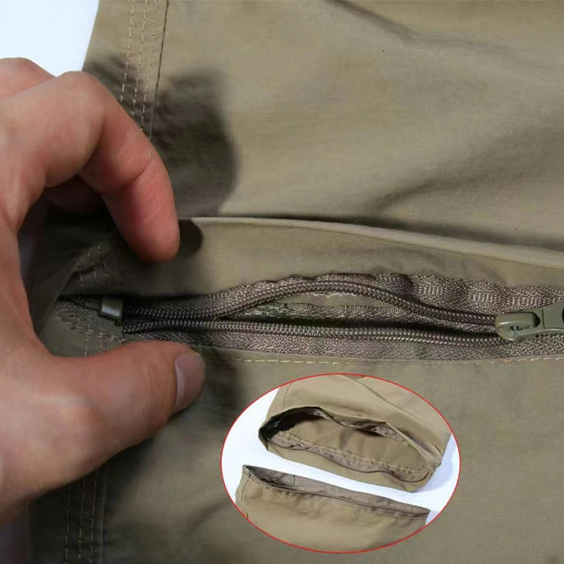 Outdoor Pants Men Summer Detachable Season Hiking Trekking Fishing Camping Climbing Run Trousers Quick Dry Oversized Sport Outdoor Pants 231202