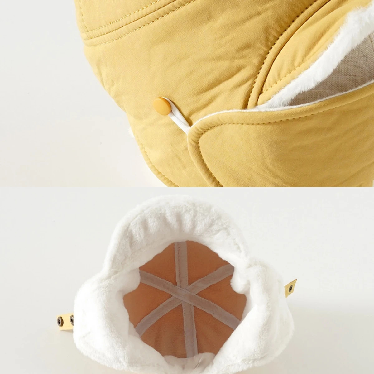 Caps Hats Autumn Winter Baby Hat For Kids Wind Protective Ear Cap Mask Cap for Girls Boys Winter Thick Warm Kids Accessories 231202