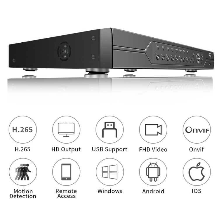8ch 4ch POE NVR 16 channles Network Video Recorder for 5.0mp 2.0mp IP POE camera