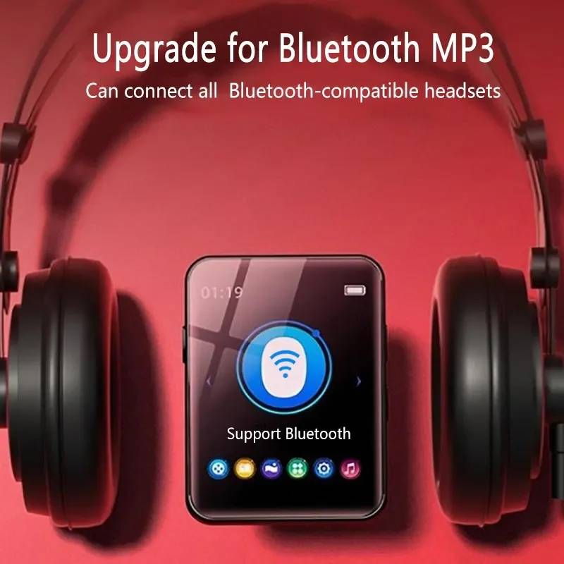 Bluetooth MP4 Portable Player Screen Music FM Radio Video Player E Book Player MP3 With Speaker for TF Card